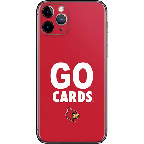 University of Louisville Go Cards iPhone 11 Pro Skin